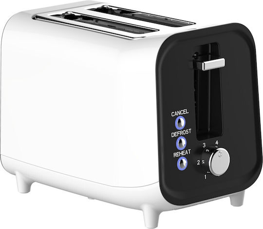 Voltz Тостер Двуместна 800W Бяла