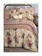 Down Town Home Παπλωματοθήκη Βαμβακερή Υπέρδιπλη 235x245 Antique Flower