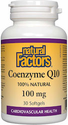 Natural Factors CoQ10 100mg 30 Softgels
