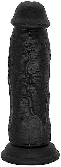 Stallion Midi Thick Ρεαλιστικό Dildo με Βεντούζα Μαύρο SMD-NSMT-17BK