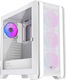 Preyon Nest Windy+ Gaming Midi-Turm Computergehäuse mit Seitenfenster Weiß