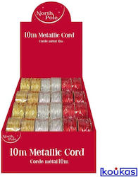 Clairefontaine Xmas Schnürsenkel Elastisch 10m Gold-Rot-Silber X-34364-ec 5033601024576