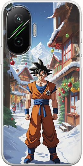 Xmas Anime Son Goku Xiaomi Poco F7 5g Flexible Tpu Διάφανη Σιλικόνη