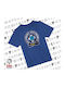 Kinderoberteile T-Shirt Blau Griechische Polizei KP_855_tshirt-kid-blau