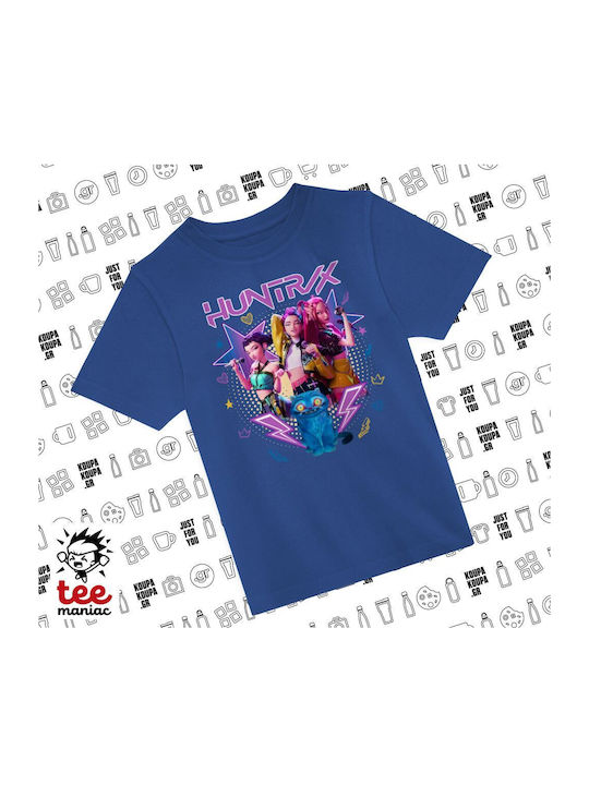 Koupakoupa Kinderoberteile T-Shirt Blau Huntrix...
