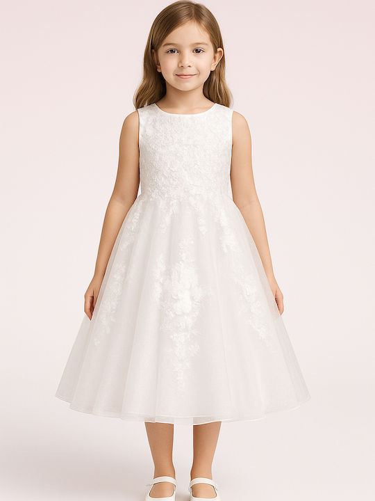 Children's Dress Tulle Ivory Coast