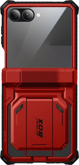 I-blason Handyhülle Galaxy Z Flip 7 Armorbox Modell Gehärtetes Glas Gürtelclip Rote