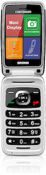 Brondi Contender Dual SIM Κινητό με Κουμπιά Μαύρο