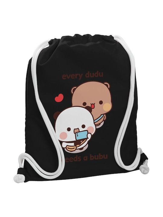 Koupakoupa Every Dudu Needs A Bubu Kids Bag Pouch Bag Black 48cmx40cmcm