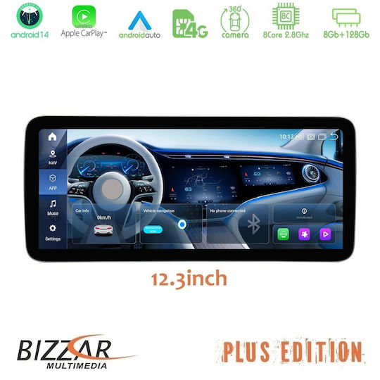 Bizzar Car Audio System for Mercedes-Benz GLC / C Class 2015-2019 (Bluetooth/USB/AUX/WiFi/GPS/Apple-Carplay/Android-Auto/CD) with Touch Screen 12.3"