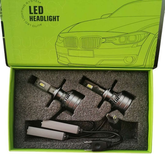 Лампи Автомобила H3 LED 6500К Хладно бяло 140W 2бр