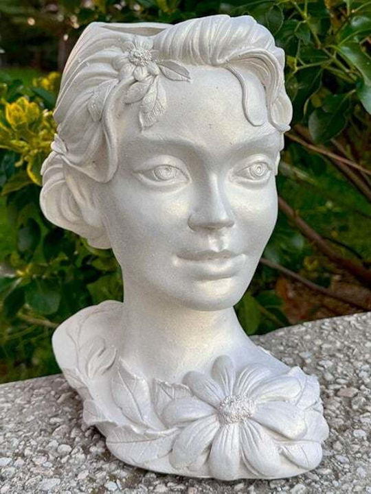 Spring Girl Vase Matte White 28 Cm