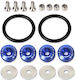Bumper Retaining Clips 4 Pieces Blue Hw-0014