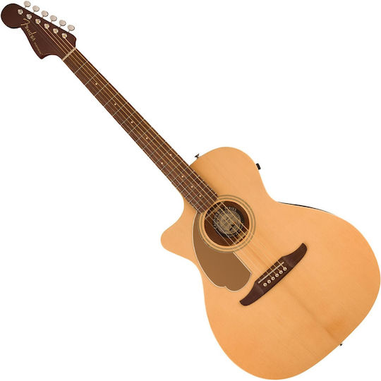 Fender Semi-acustic Chitară Newporter Player Pentru jucători stângaci Natural