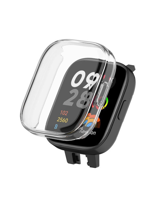 Carcasă de Silicon în culoarea Transparent pentru Xiaomi Redmi Watch 3