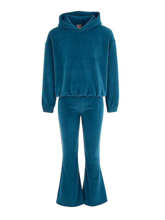 Joyce Kinder Sweatpants Set - Jogginganzug Petrol Blue