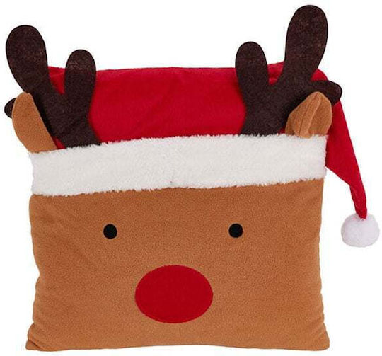 Christmas Decorative Pillow Beige 32x15cm