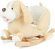 Bieco Schaukelspielzeug Hund Beige