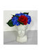 Velve Διακοσμητικό Βάζο Keramik Blau 14x14cm 1Stück