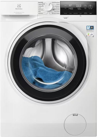 Electrolux Washing Machine 8kg with Steam Technology 1400 Rounds Steam EW7F3484UE