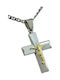 VTJ Men's Cross with the Crucified from Silver with Chain