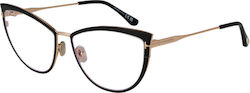 Tom Ford Brille Für Bildschirm Schutz Ft5877-b 001 56 Blau Filter