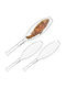 Fish Grill 3-teiliges Edelstahl-Set 1,5 X 54 X 12,5 Cm