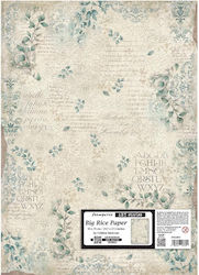 Decoupage Rice Paper Stamperia Art Stories Sheets Repeating Pattern