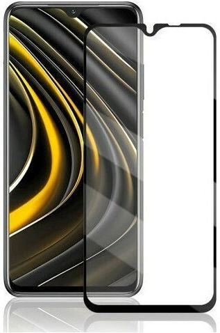 Пълно лепило Закалено стъкло за цялото лице Черен ( Poco X3 NFC / X3 Pro)