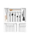 Wellhaus Κουταλοθήκη Συρταριού Ανοιγόμενη Πλαστική 33x38x5εκ. Λευκή