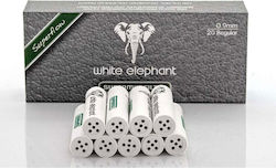 White Elephant Φίλτρα Πίπας 20τμχ 9mm 20τμχ White Elephant Φίλτρα Πίπας 20τμχ 9mm 20τμχ