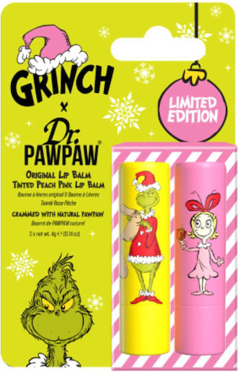 Dr. Pawpaw Σετ Lip Balm Peach Pink 4gr
