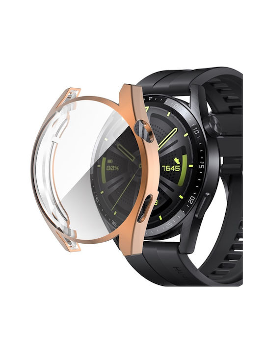 2 1 Protective Case Cover Huawei Watch GT 3 42mm Rose Gold