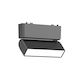 El-us09 Ultra Slim Magn Led 48v 12w Cct Schwarz