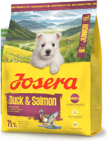 Josera Junior 5x0.9kg Dry Food for Small Breed Puppies with Duck and Salmon