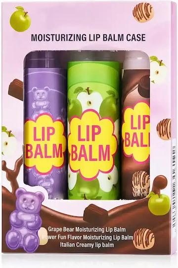 Set 3 Lip Balms Delicious Flavors