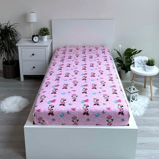 Disney Μονό Minnie Minnie 90x200cm Disney Μονό Minnie Minnie 90x200cm