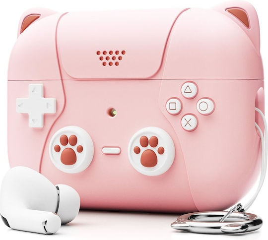 Hülle Silikon in Rosa Farbe für Apple AirPods Pro 2