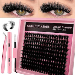 False Eyelash Kit Adhesive Tweezers 100d