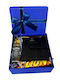 Set Leather Men's Wallet Blue