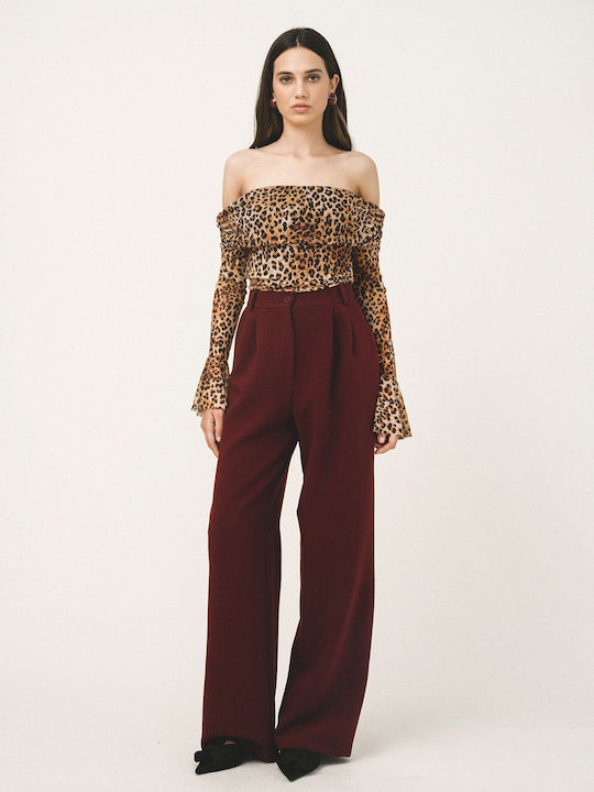 Love+Alicia Bluse Brown
