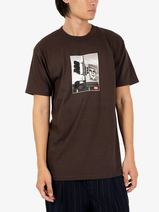 Obey Obey T-shirt Java Brown