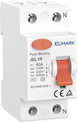 Elmark Устройство За Остатъчен Ток Jel1r 6ka 2p...