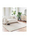 vidaXL Teppich Rechteckig Synthetisch,Polyester/Cotton/Leather Beige