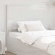 vidaXL Wooden Bed Headboard Bright White 100x100cm