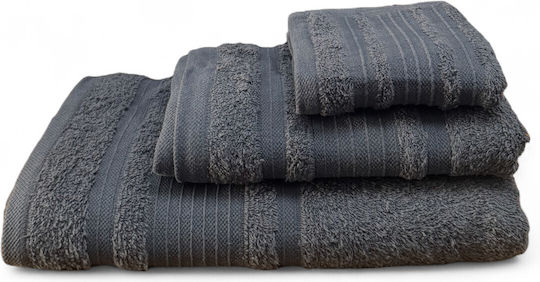 Olia Home Кърпа за лице 50x90см. Gray Тегло 550гр/кв.м