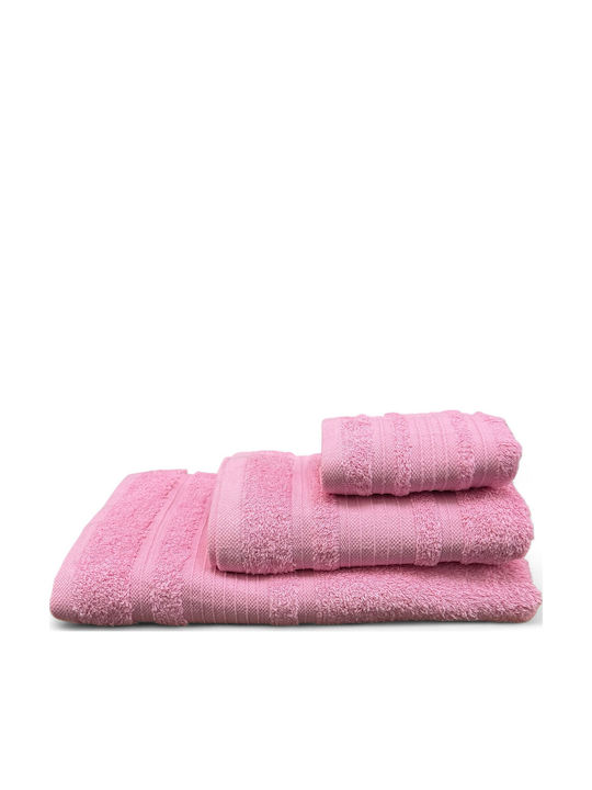 Olia Home Facecloth 50x90cm Light Pink Weight 550gr/m²