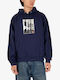 Los Angeles Photo Men's Sweatshirt with Hood Academy Navy