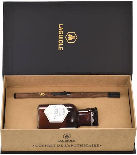 Laguiole Aromatisches Kerzen Set Miel & Amber Feuerzeug