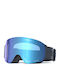 Whistler Μάσκα Σκι & Snowboard Ενηλίκων Μαύρη με Φακό σε Μαύρο Χρώμα